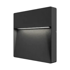 Best Norlux Chara Square vegglampe utendørs IP54 9W - Mørk Grå