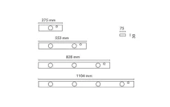 Hot Sg Armaturen As Chef DimToWarm 2X5W LED 2000-2800K Ra>90 - Hvit