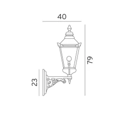 Outlet Norlys Chelsea vegglampe 954 Kobber