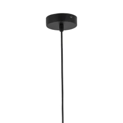 New TK Lighting Chicago takpendel 5 lys Svart / Lin