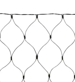 Clearance Marksløjd Chrissline lysnett 100 lys 2 x 1,7 meter extra - Varm - Hvit