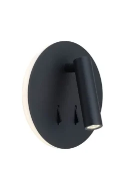 New Antidark Circle vegglampe 3+6W - Svart