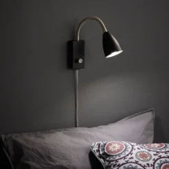 Marksløjd Ciro flex vegglampe - Svart/stål - Svart / Stål