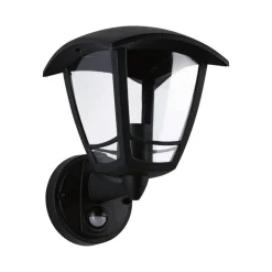 Best Paulmann Classic vegglampe opp utendørs IP44 - Med bevegelsessensor Svart