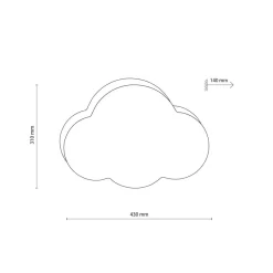 Outlet TK Lighting Cloud mini tak/vegglampe
