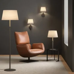 Hot Astro Lighting Club reader vegglampe - uten skjerm Bronse