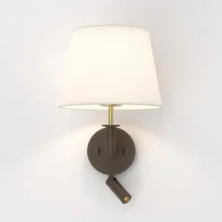 Hot Astro Lighting Club reader vegglampe - uten skjerm Bronse