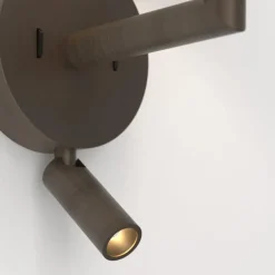 Hot Astro Lighting Club reader vegglampe - uten skjerm Bronse