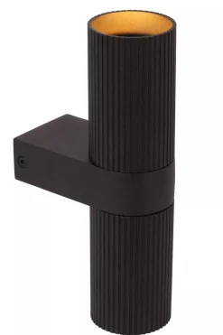 Outlet Lucide Clubs vegglampe opp/ned lys Svart