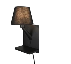 Discount Trio Lighting Comfort vegglampe med USB