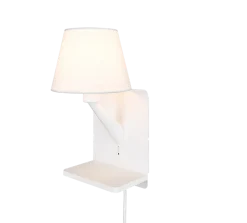 Discount Trio Lighting Comfort vegglampe med USB