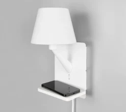 Discount Trio Lighting Comfort vegglampe med USB