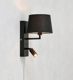 Clearance Marksløjd Como vegglampe - Svart