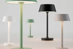 Outlet Antidark Companion oppladbar bordlampe 3W 3000K - Matt Svart