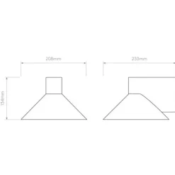 Outlet Astro Lighting Conic vegglampe IP44 Krom