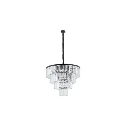 Nowodvorski Cristal Lysekrone L - Svart