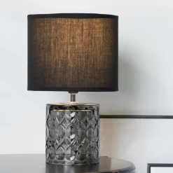 Outlet Paulmann Crystal Glow bordlampe Svart