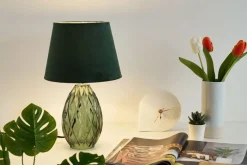 Discount Paulmann Crystal Velvet bordlampe Grønn