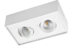 Discount Sg Armaturen As Cube 2x DimToWarm 2x6W LED 2000-2800K Ra>95 - Matt Hvit