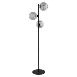 Sale TK Lighting Cubus gulvlampe 3-lys Røykfarget