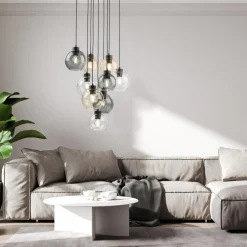 TK Lighting Cubus takpendel 9-lys