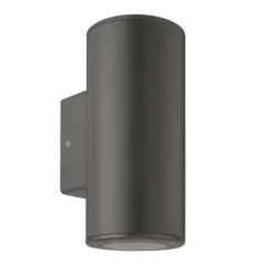 New NorDesign Cylindro duo vegglampe opp/ned utendørs IP54 - grå Grafitt