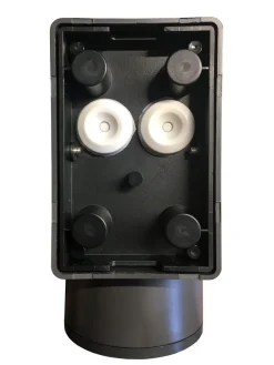 NorDesign Cylindro vegglampe ned utendørs IP54 - grå Grafitt