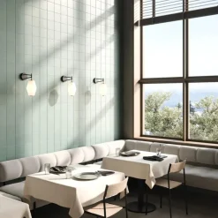 Sale Northern Dahl vegglampe Svart / Opal