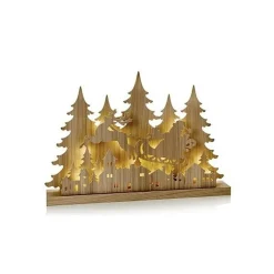 Outlet Trend Collection Dekorasjon nisse i slede 60 cm - Tre