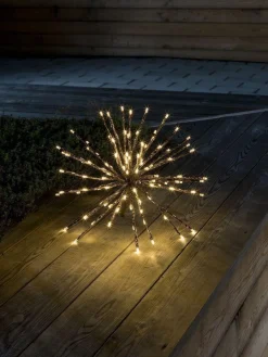 Outlet Konstsmide Dekorasjonsball 40 cm 120 LED varmhvit - Gull