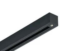 Outlet Antidark Designline Tube komplett 1.9 meter spotskinne med 4 spotter GU10 - Svart
