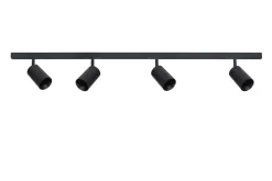 Discount Antidark Designline Tube Pro komplett 1.9 meter spotskinne med 4 spotter GU10 - Svart