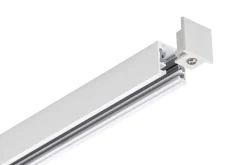 Outlet Antidark Designline Tube Pro komplett 1,9 meter spotskinne med 5 spotter GU10 - Hvit