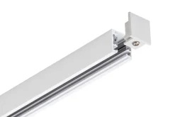 Online Antidark Designline Tube Pro komplett 1,9 meter spotskinne med 4 spotter GU10 - Hvit