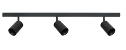 Clearance Antidark Designline Tube Pro komplett 1 meter spotskinne med 3 spotter GU10 - Svart