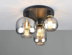 Best Trio Lighting Diva taklampe 3-lys Svart
