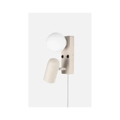Online Globen Lighting Doppio vegglampe Beige