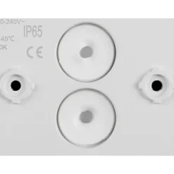 Outlet Slv D-ring 25 cm vegglampe utendørs 15W 2700/3000 kelvin IP65 - dimbar Svart