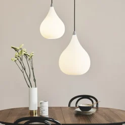 New Halo Designs Drops pendel 30 - Opal Hvit