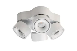 Outlet Antidark Easy W4100 Quattro 4x10W 2700K Dimbar - Hvit