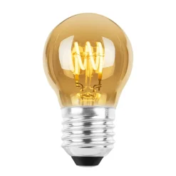 Hot NorDesign Ecolux E27 Spiral filament LED 4W 2200K 45 mm dimbar - Amber