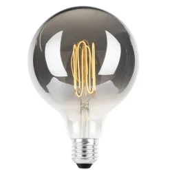 Clearance NorDesign Ecolux E27 ultra tynn spiral filament ELD 4W 2700K 125 mm dimbar - farget Røyk