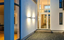 Outlet Sg Armaturen As Edge vegglampe opp/ned 10W 3000 Kelvin dimbar IP65 Grafitt