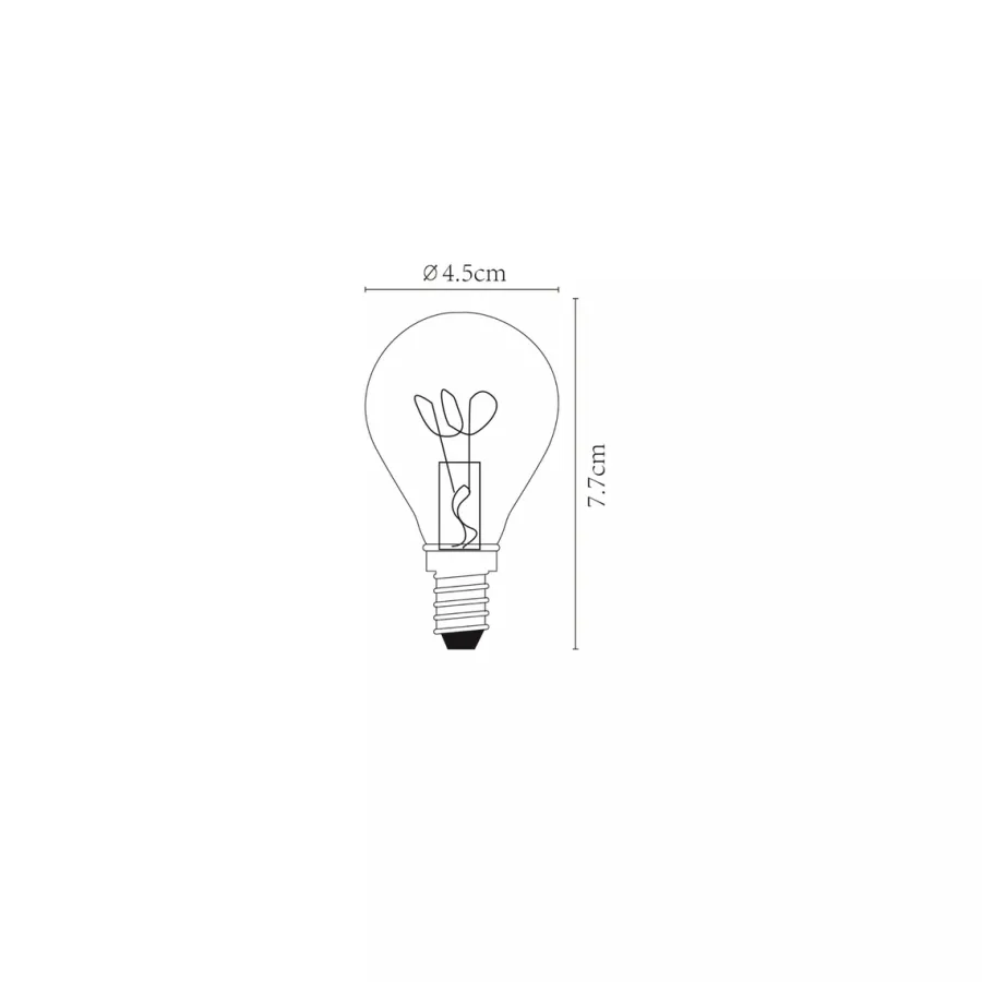Best Lucide E14 Filament 3W 2200k - Amber