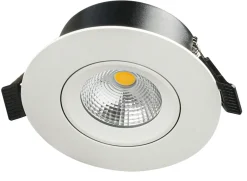 Best NorDesign E95 lavtbyggende downlight 2700 Kelvin IsoSafe RA90 7W IP54 - Dimbar