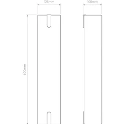 Best Astro Lighting Elba 600 vegglampe Hvit