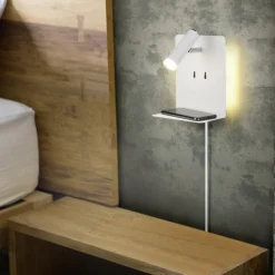 New Trio Lighting Element vegglampe - Hvit