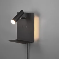 Discount Trio Lighting Element vegglampe - Svart