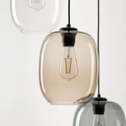 TK Lighting Elio takpendel 3-lys Flerfarget