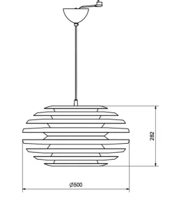 Belid Ellipse taklampe 50cm